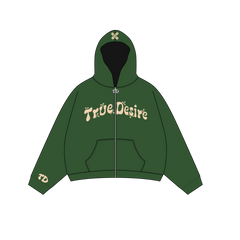 Forest Green Zip-Up