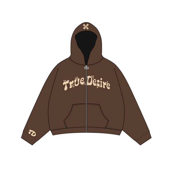 Mocha Zip-Up